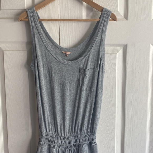 •Eberjey Aloe Infused Cotton Wide Leg Jumpsuit - Heather Grey - Picture 6 of 8